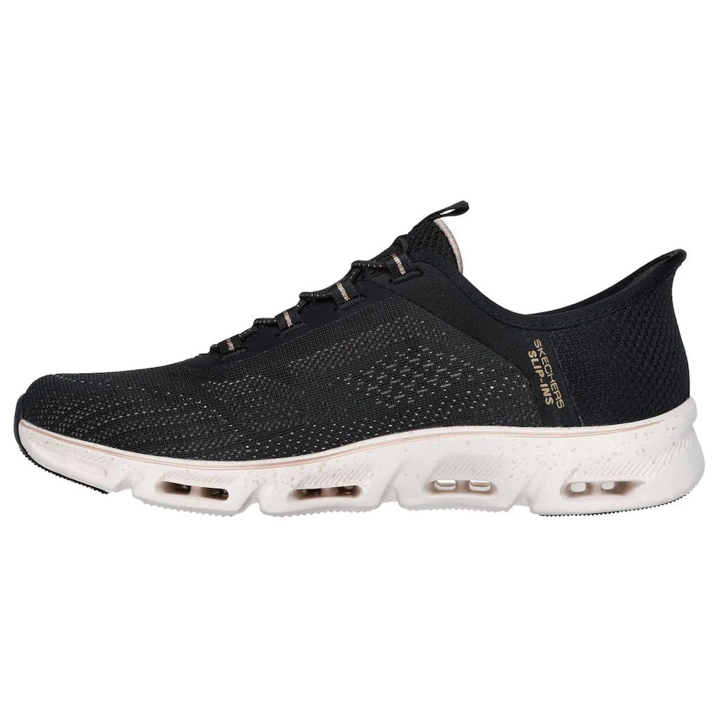 Skechers Slip-On Sneaker »GLIDE-STEP GRATIFY-PACE« Schlupfschuh Komfortschuh mit elastischer Schnürung ▷ für Saisonale Angebote