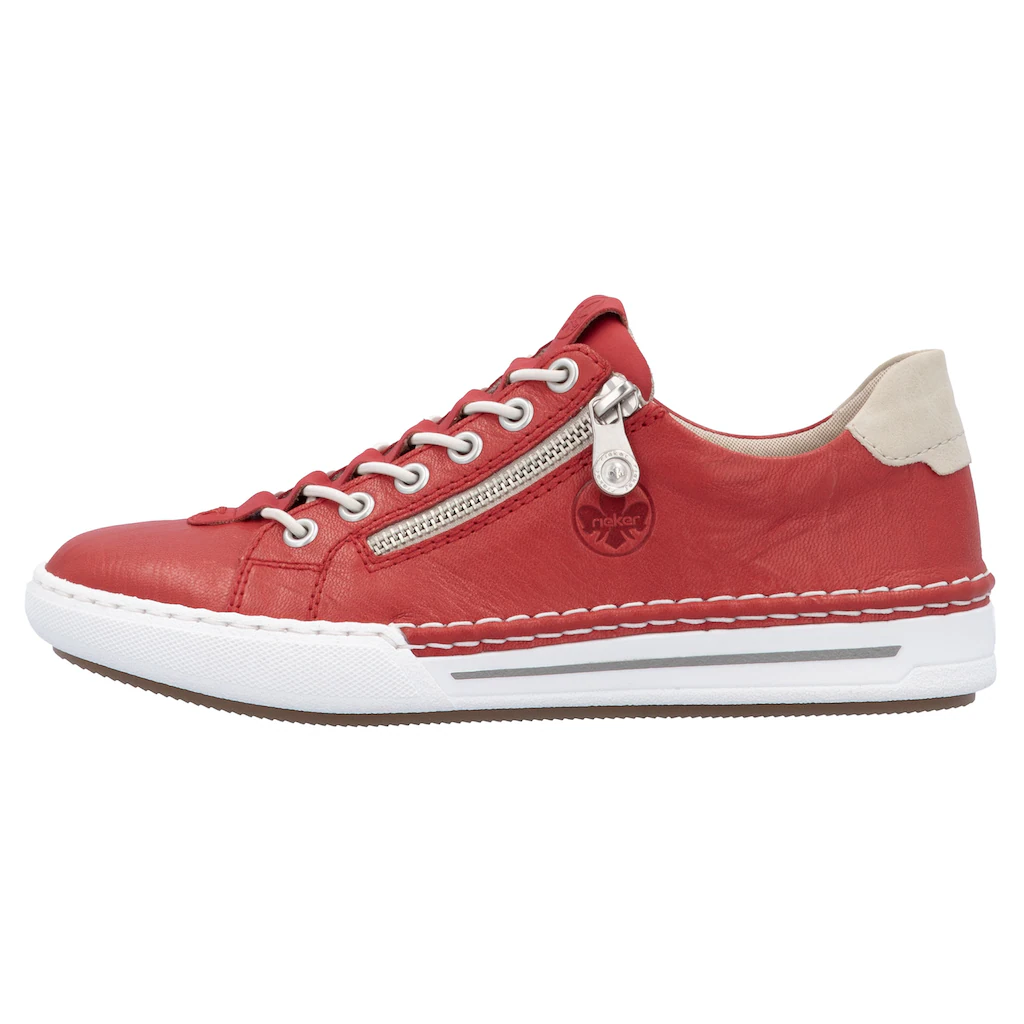 Rieker Slip-On Sneaker Slipper Schlupfschuh Halbschuh Freizeitschuh in schmaler Form ▷ für Sonderangebote