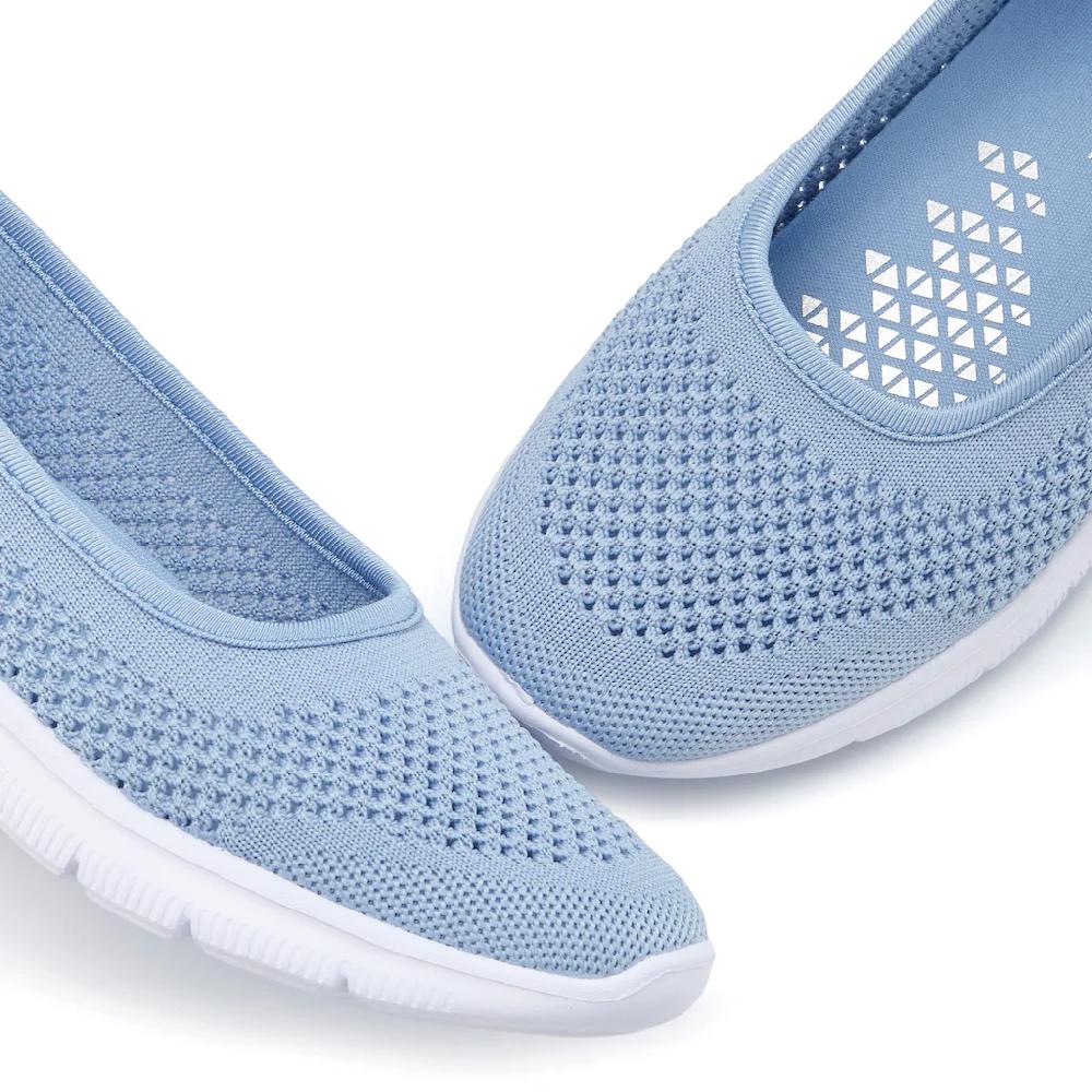 LASCANA Sneaker Ballerinas »ultraleichter Slipper Slip-On-Sneaker« Freizeitschuh aus Mesh weicher Innensohle VEGAN kaufen Nur für heute