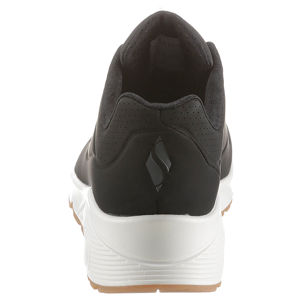 Skechers Wedgesneaker »Uno - Stand on Air« Freizeitschuh Halbschuh Schnürschuh mit feiner Perforation kaufen Begrenzt auf 3 Tage