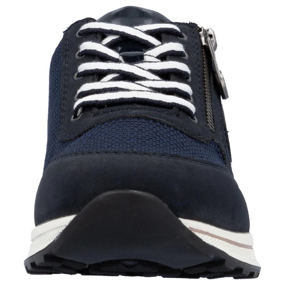 Rieker Sneaker Freizeitschuh Halbschuh Schnürschuh im Materialmix Günstiger Verkauf