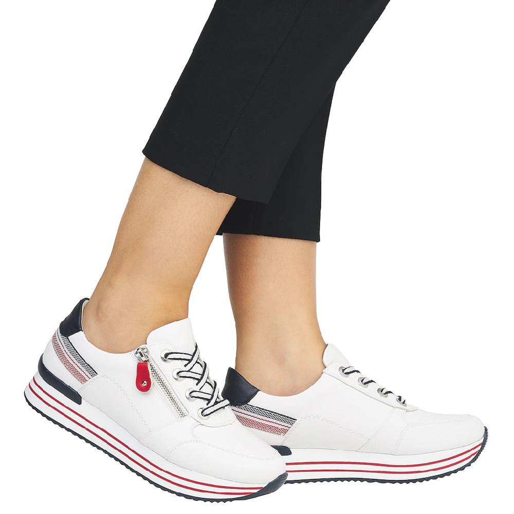 Remonte Plateausneaker mit Wechselfußbett Freizeitschuh Halbschuh Schnürschuh online bestellen Fabrikverkauf