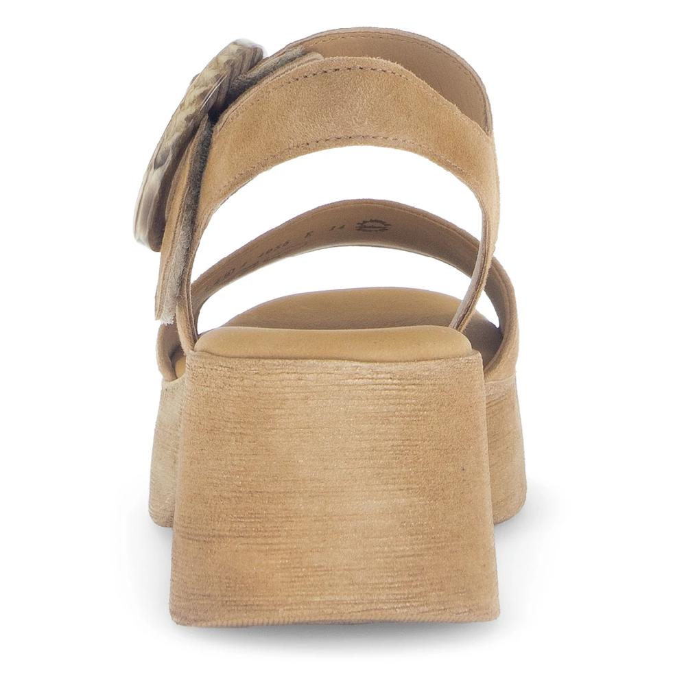 Gabor Sandalette Sommerschuh Riemchensandale mit Plateau in Holzoptik online kaufen Exklusive Angebote