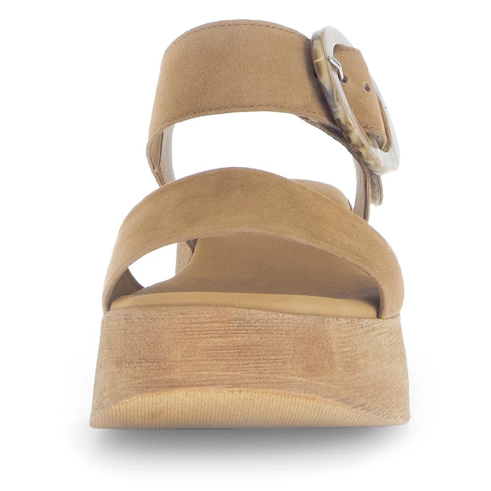 Gabor Sandalette Sommerschuh Riemchensandale mit Plateau in Holzoptik online kaufen Exklusive Angebote