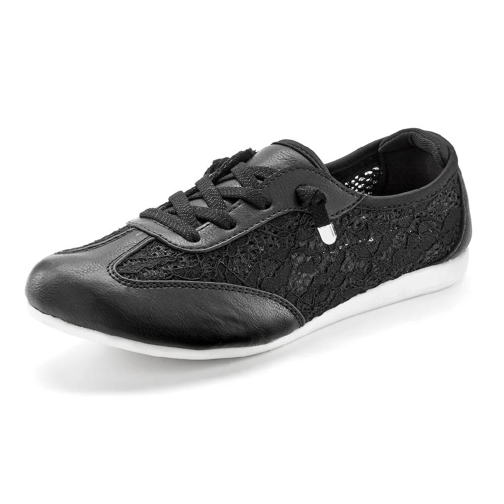 LASCANA Sneaker »Slip In Sneaker Freizeitschuh Halbschuh« mit modischen Spitzendetails VEGAN Discount Store für neue Produkte