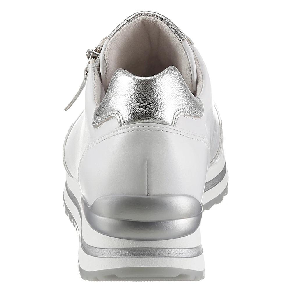 Gabor Keilsneaker »TURIN« mit silberfarbenen Details Freizeitschuh Halbschuh Schnürschuh Fabrikladen