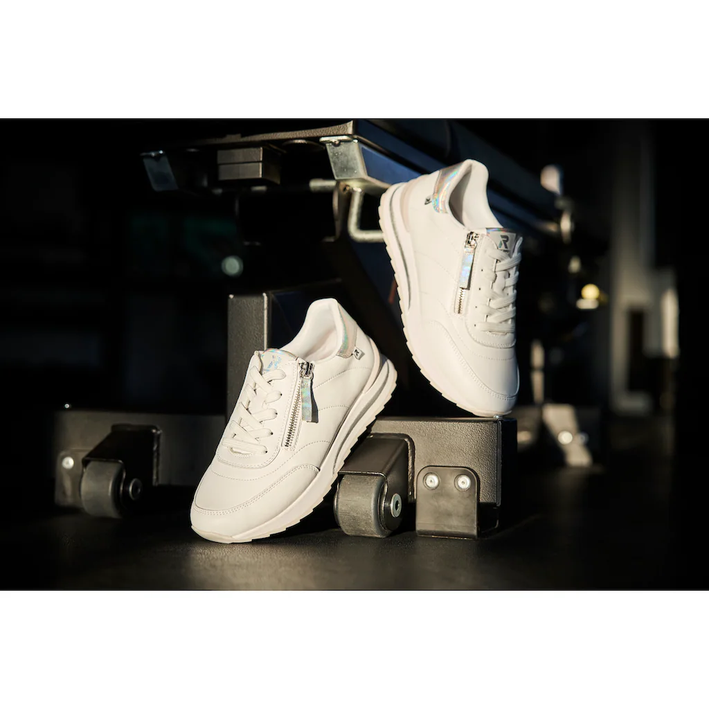 RIEKER Sport Plateausneaker Freizeitschuh Halbschuh Schürschuh in schmaler Form ▷ für Outlet
