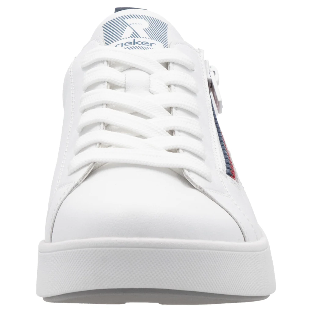 RIEKER Sport Sneaker Schnürung und Reißverschluss Freizeitschuh Halbschuh Schnürschuh ▷ für Hotsell
