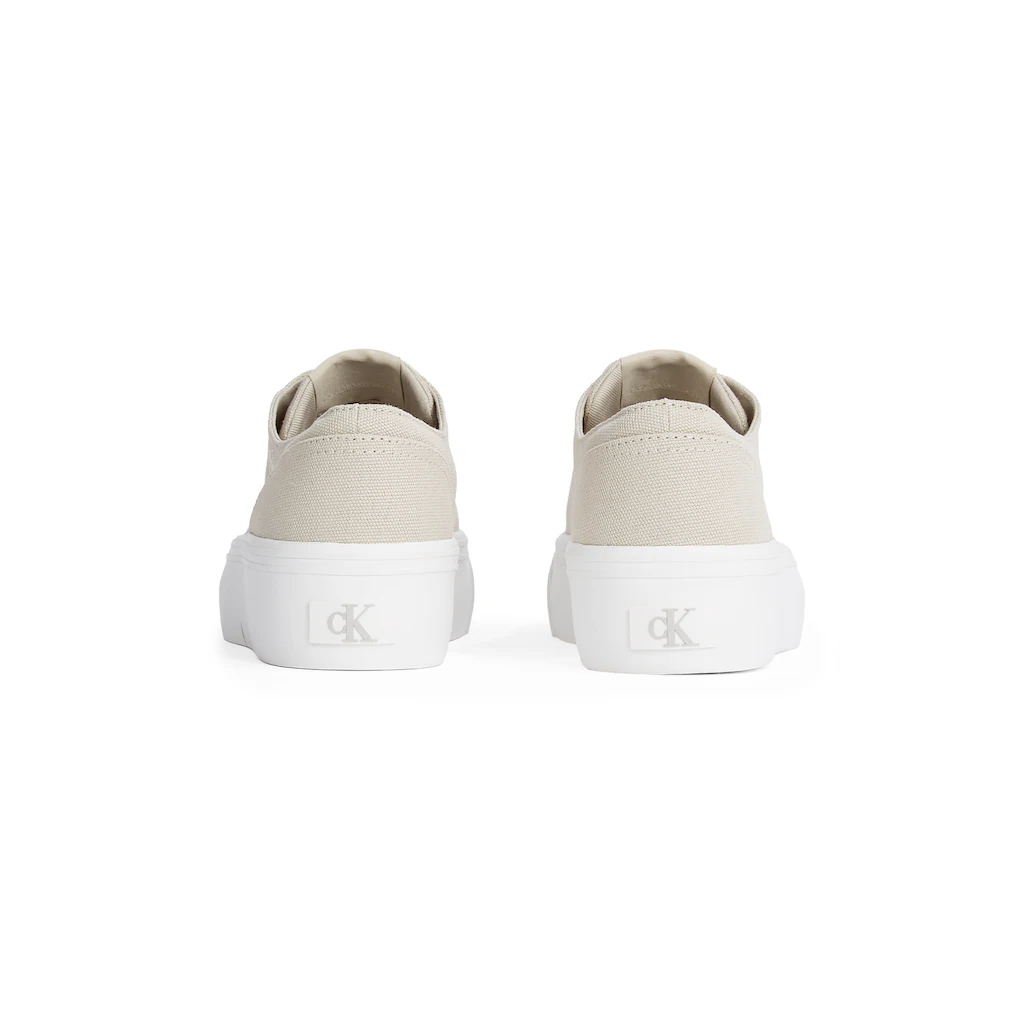 Calvin Klein Jeans Plateausneaker »VULC FLATFORM LOW CV MG« Schnürschuh Freizeitschuh Halbschuh mit seitlichem Logo bestellen Schlussverkauf