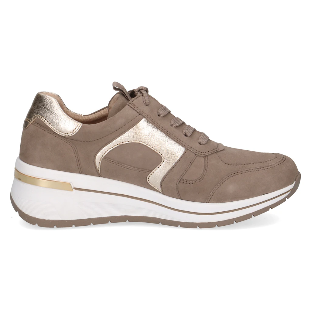Caprice Keilsneaker Freizeitschuh Halbschuh Schnürschuh mit Kontrastbesatz Weite H online bestellen Großer Ausverkauf