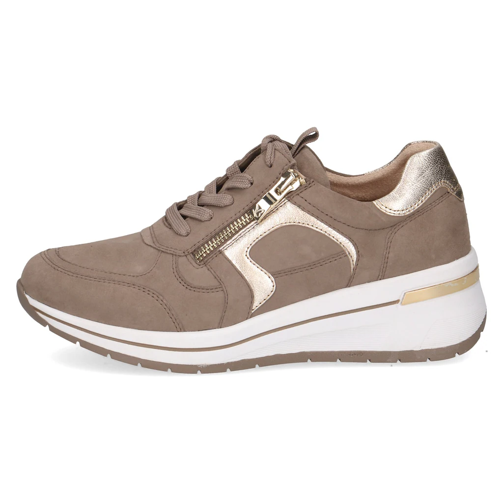Caprice Keilsneaker Freizeitschuh Halbschuh Schnürschuh mit Kontrastbesatz Weite H online bestellen Großer Ausverkauf