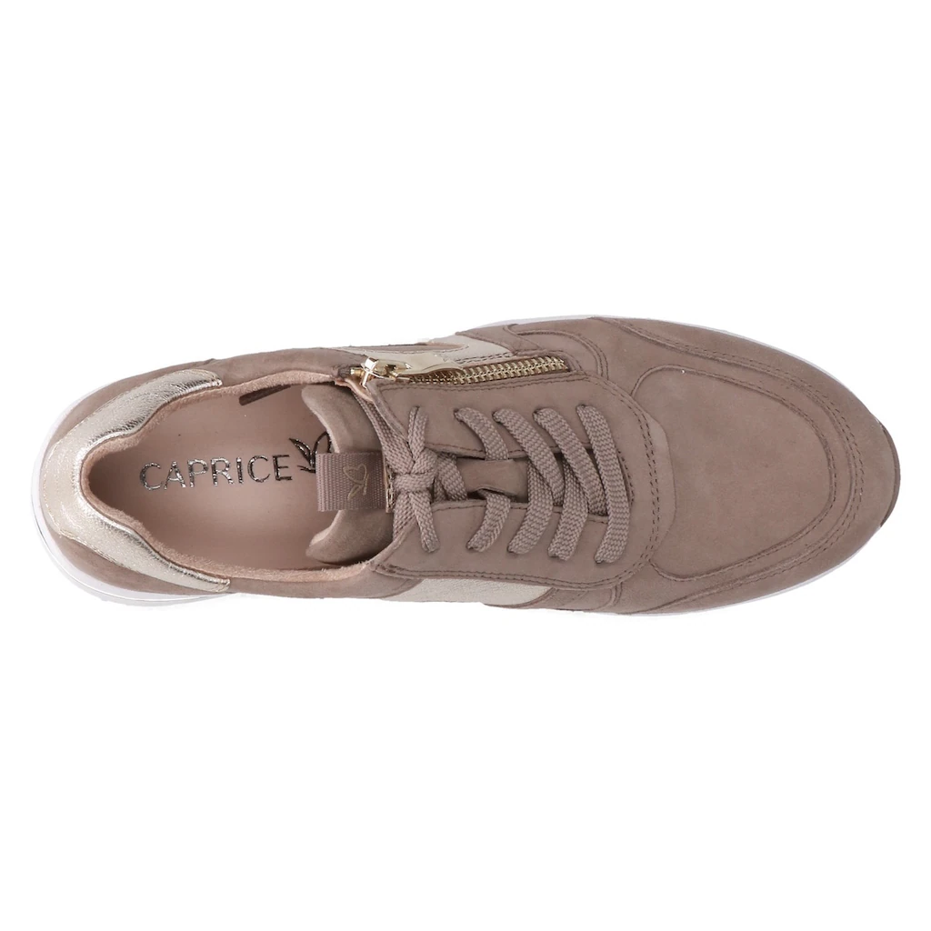 Caprice Keilsneaker Freizeitschuh Halbschuh Schnürschuh mit Kontrastbesatz Weite H online bestellen Großer Ausverkauf