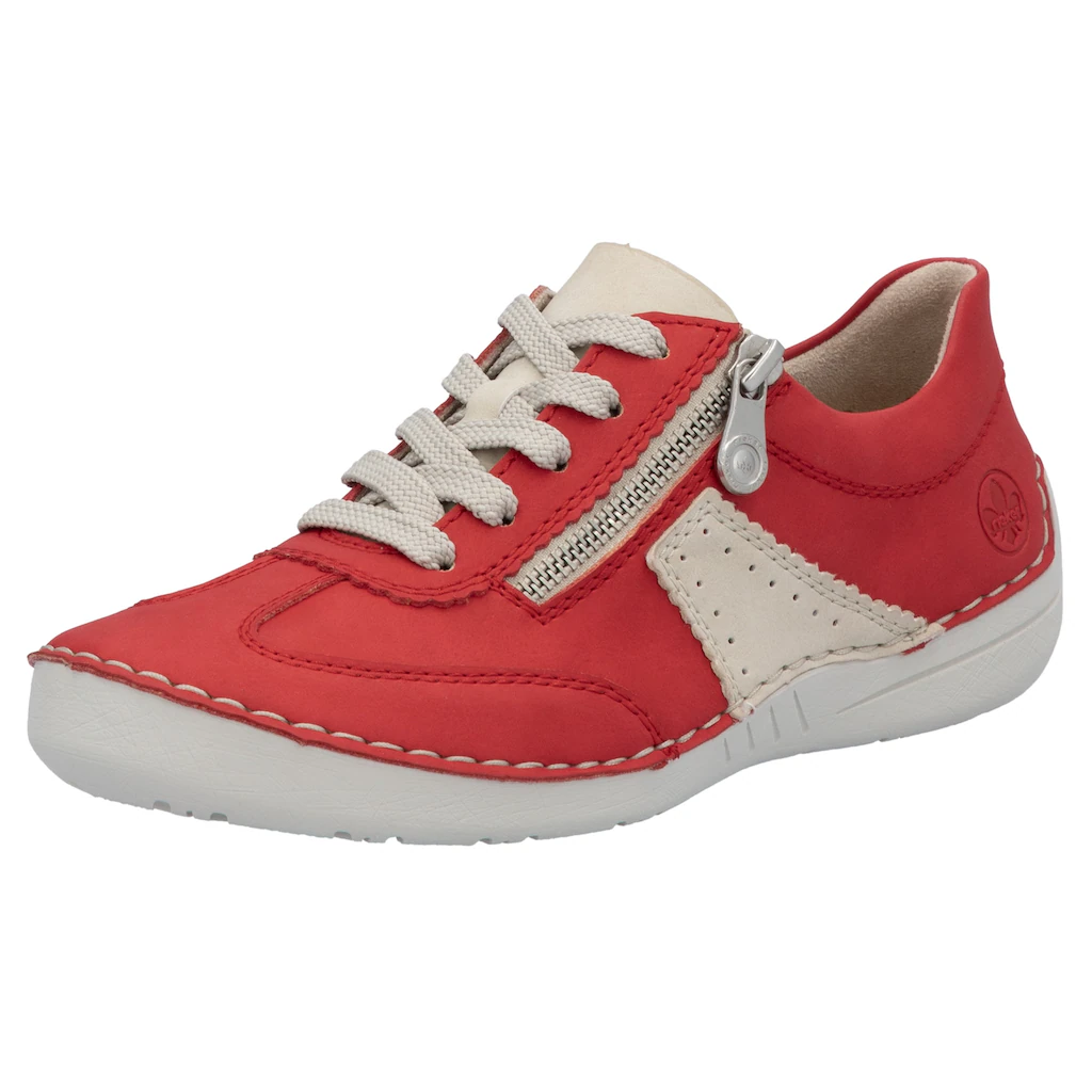 Rieker Sneaker Halbschuh Freizeitschuh Schnürschuh mit Reißverschluss online bestellen Exklusivangebot