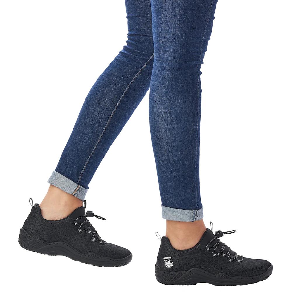 Rieker Slip-On Sneaker Outdoor Schuh Schlupfschuh Slipper mit praktischem Schnellverschluss ▷ für Muttertagsangebot