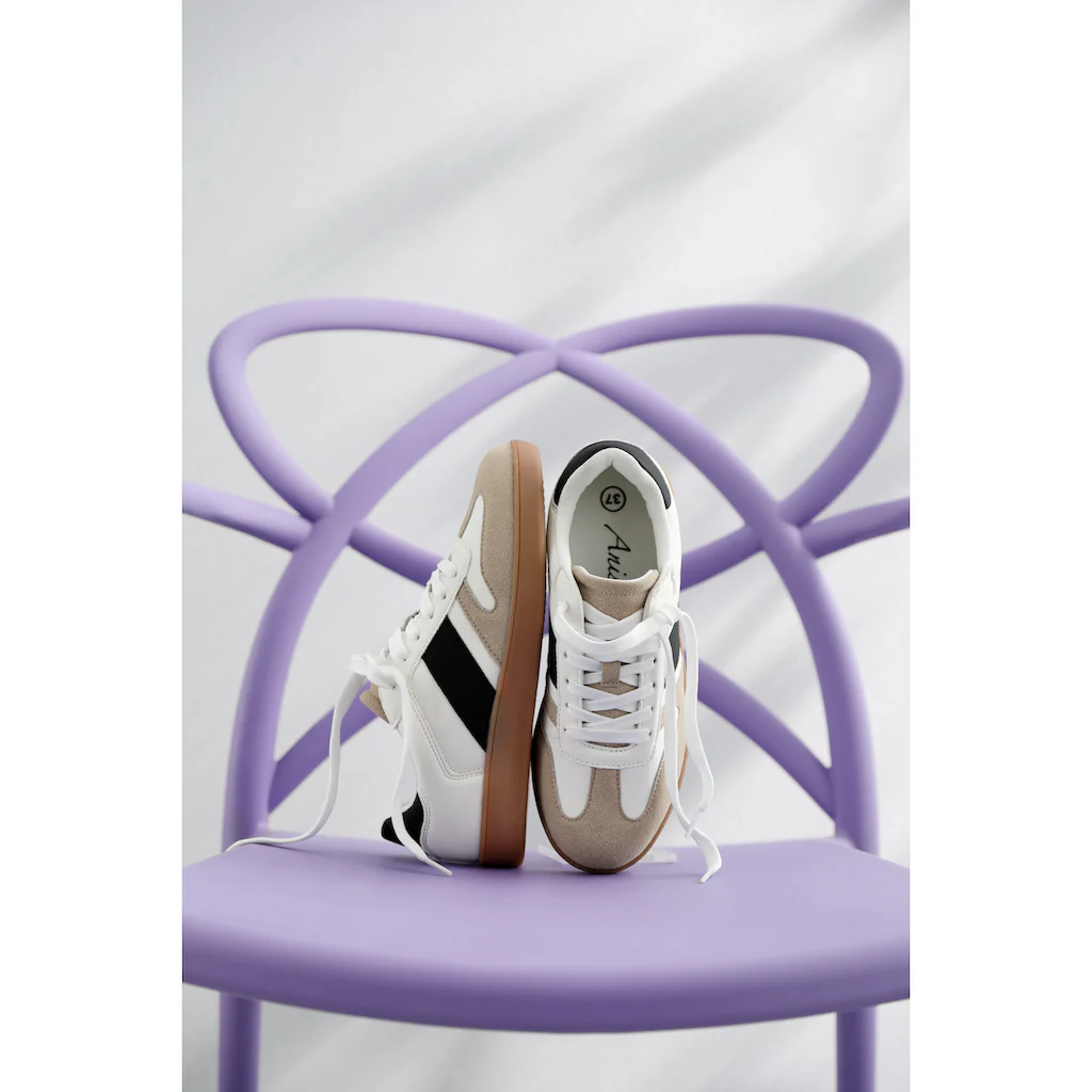 Aniston SHOES Sneaker Freizeitschuh Halbschuh Schnürschuh - NEUE KOLLEKTION auf Raten Valentinstagsangebot