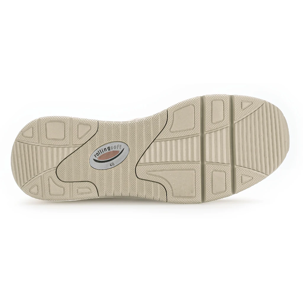 Gabor Rollingsoft Keilsneaker Freizeitschuh Halbschuh Schnürschuh Logoschriftzug an der Ferse kaufen Lagerräumung