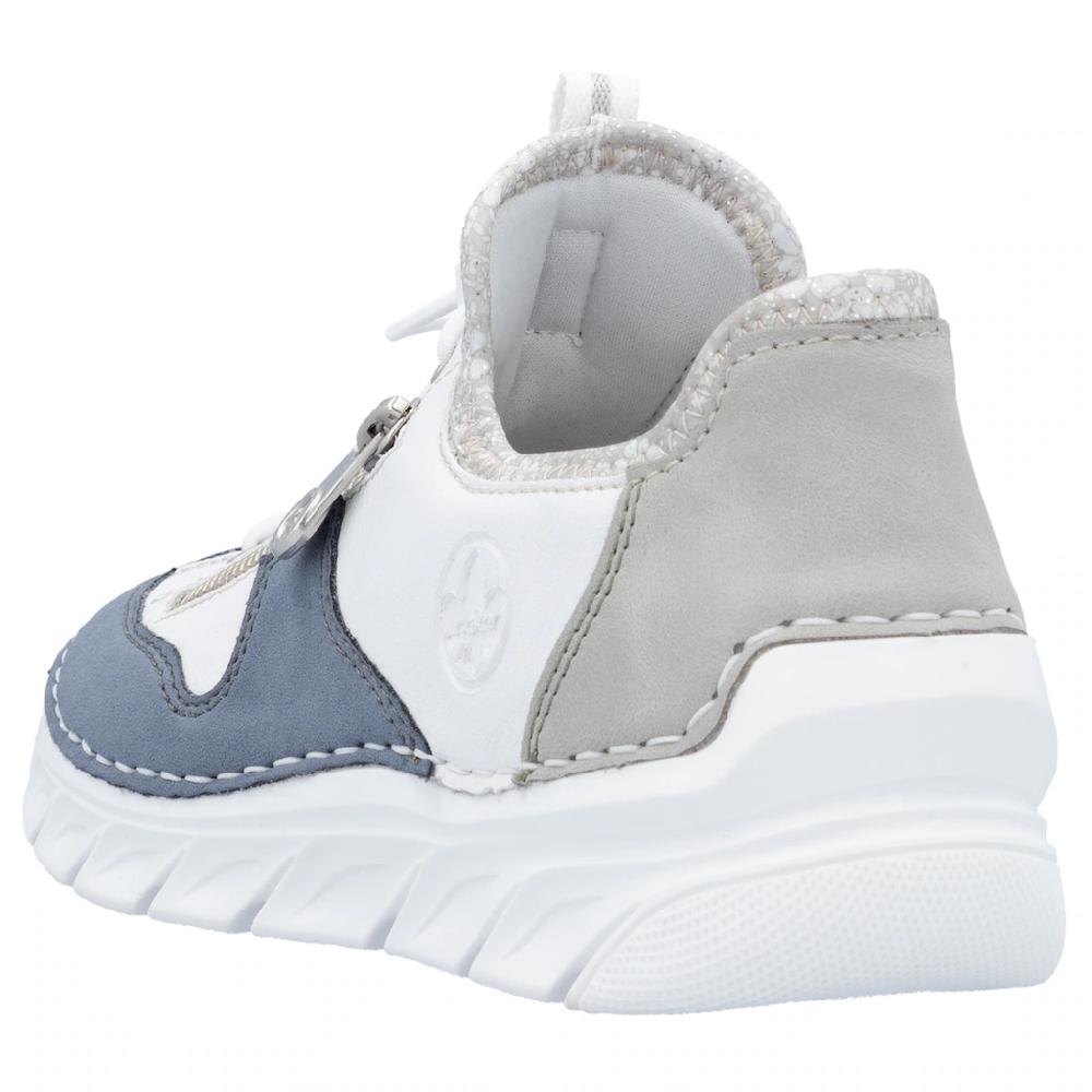 Rieker Slip-On Sneaker Slipper Freizeitschuh mit kontrastfarbenen Besätzen online kaufen Top Angebot
