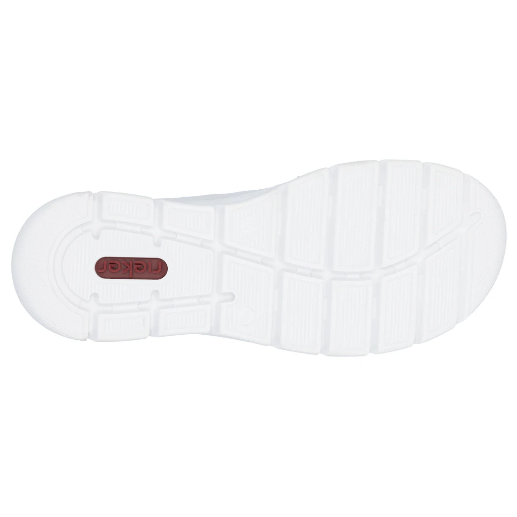 Rieker Slip-On Sneaker Slipper Freizeitschuh mit kontrastfarbenen Besätzen online kaufen Top Angebot