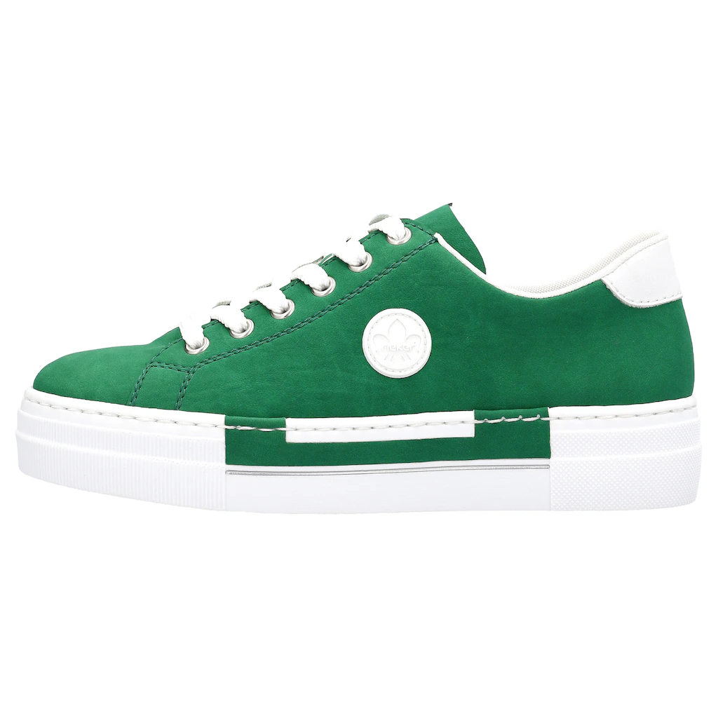 Rieker Sneaker Freizeitschuh Halbschuh Schnürschuh mit Plateausohle kaufen Tiefpreis
