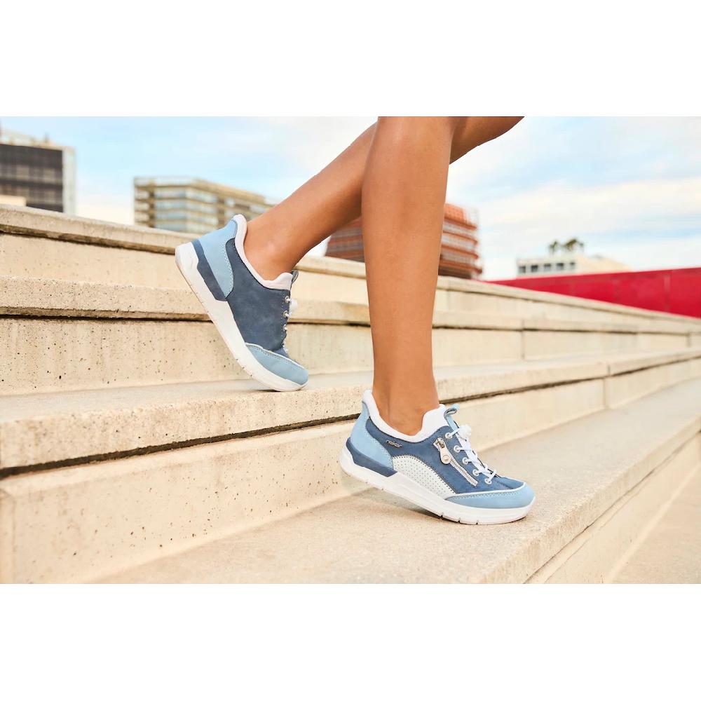 Rieker Slip-On Sneaker Schlupfschuh Halbschuh Freizeitschuh mit weichem Schaftrand kaufen Kostenlose Rückgabe