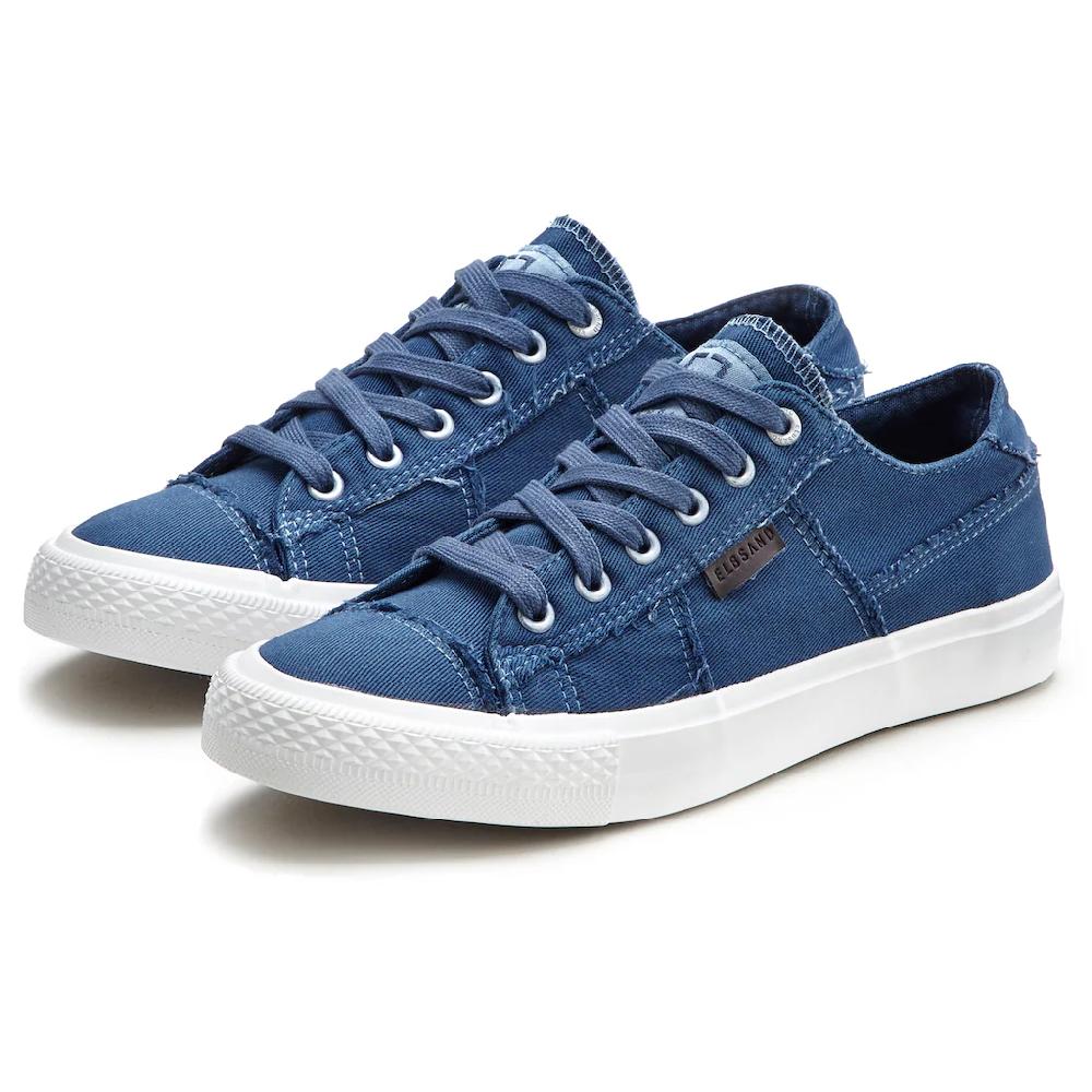 Elbsand Sneaker Schnürhalbschuh Freizeitschuh aus Textil Used-Look VEGAN ▷ für Bis zu 50% Rabatt