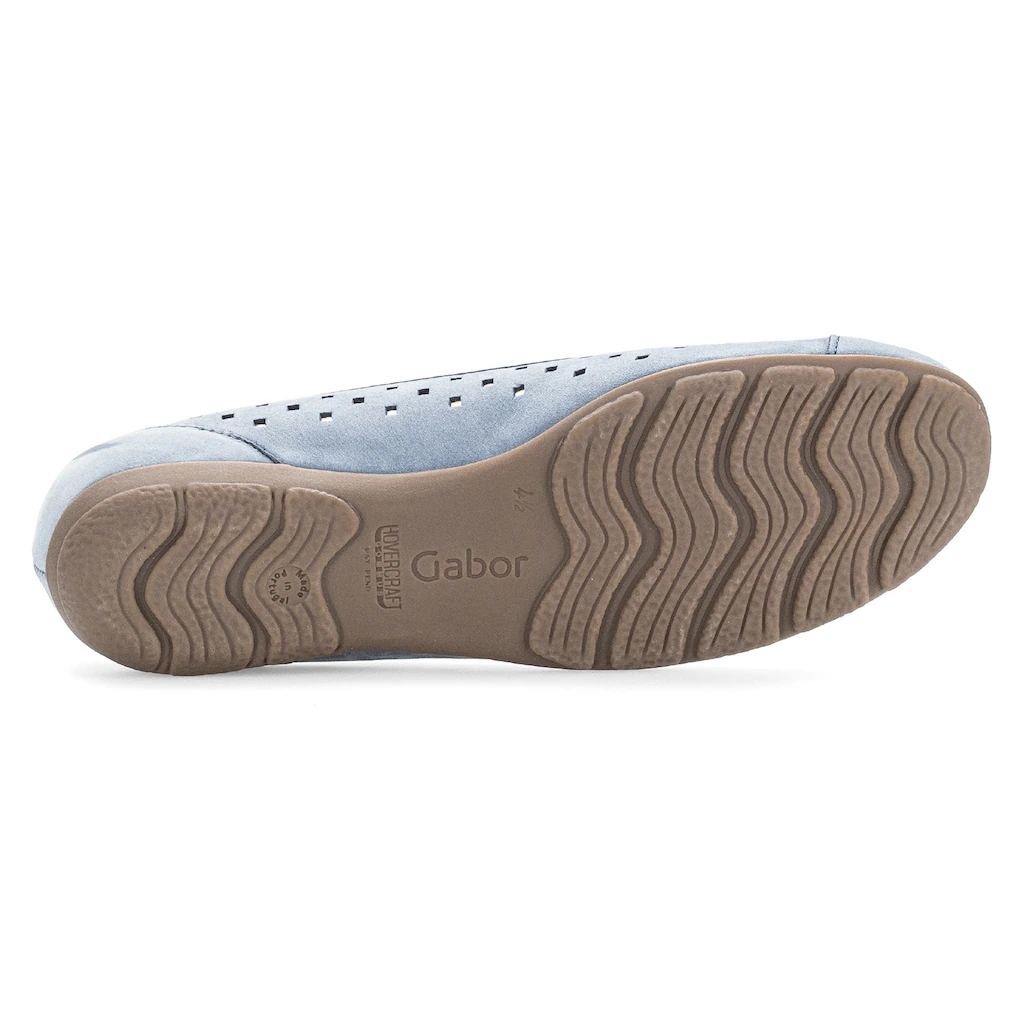 Gabor Ballerina Slipper Businessschuh Halbschuh mit Hovercraft Luftkammerlaufsohle kaufen Sonderangebot der Fabrik