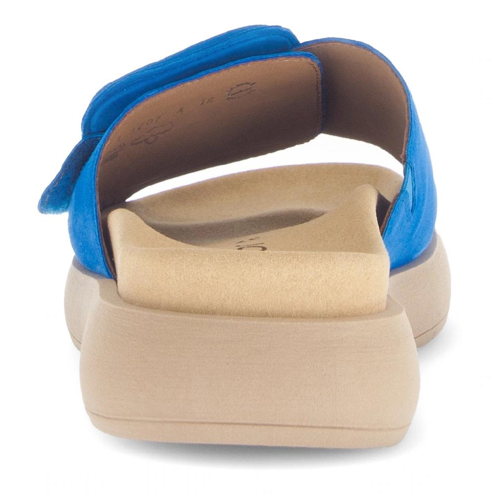 Gabor Pantolette Plateau Sommerschuh Schlappen mit großer Zierschnalle kaufen Discount Store für neue Produkte