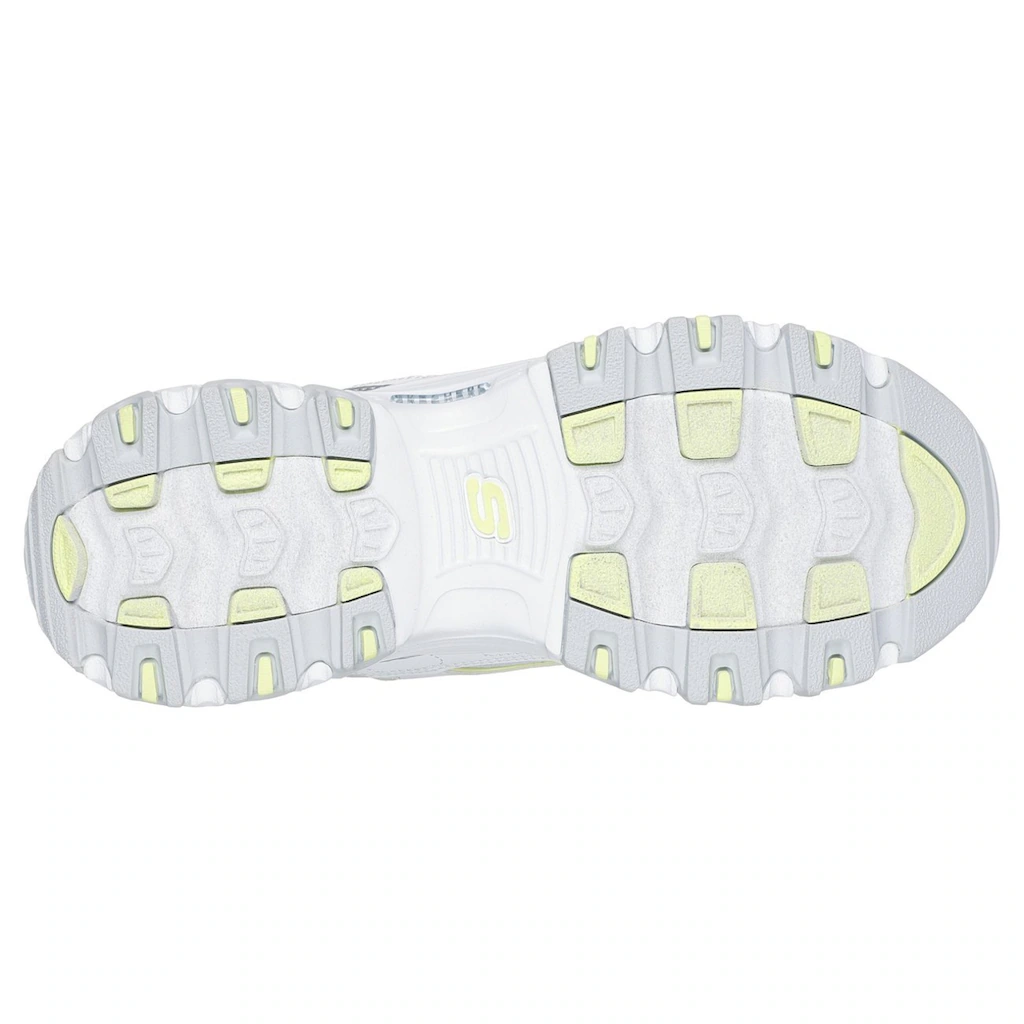 Skechers Sneaker »D'LITES-CHROMATIC« Plateausneaker Schnürschuh mit Metallic Einsätzen bestellen Im Verkauf