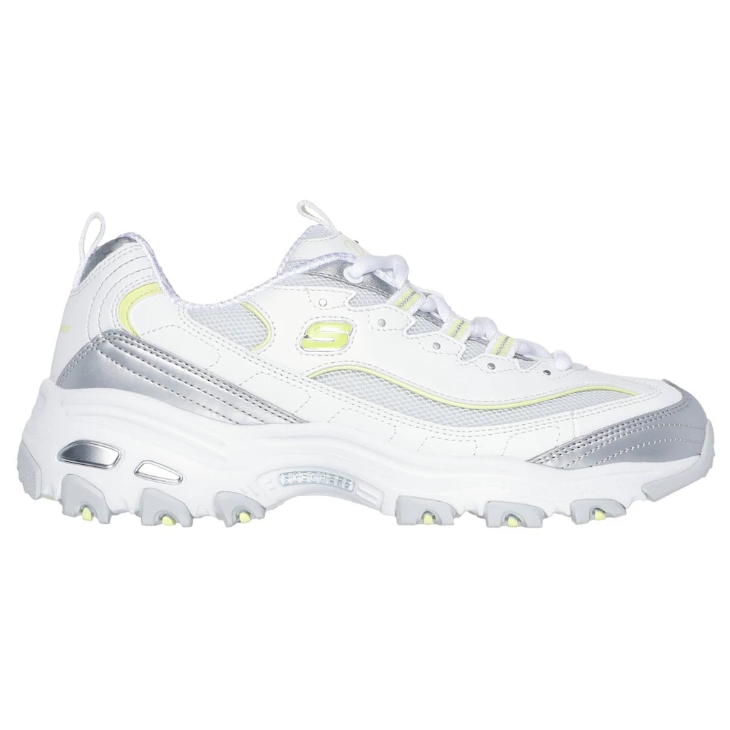 Skechers Sneaker »D'LITES-CHROMATIC« Plateausneaker Schnürschuh mit Metallic Einsätzen bestellen Im Verkauf