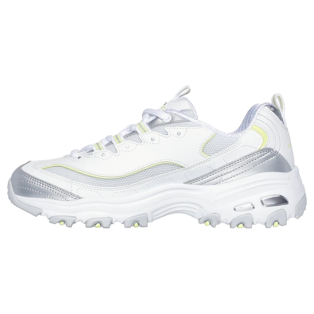 Skechers Sneaker »D'LITES-CHROMATIC« Plateausneaker Schnürschuh mit Metallic Einsätzen bestellen Im Verkauf