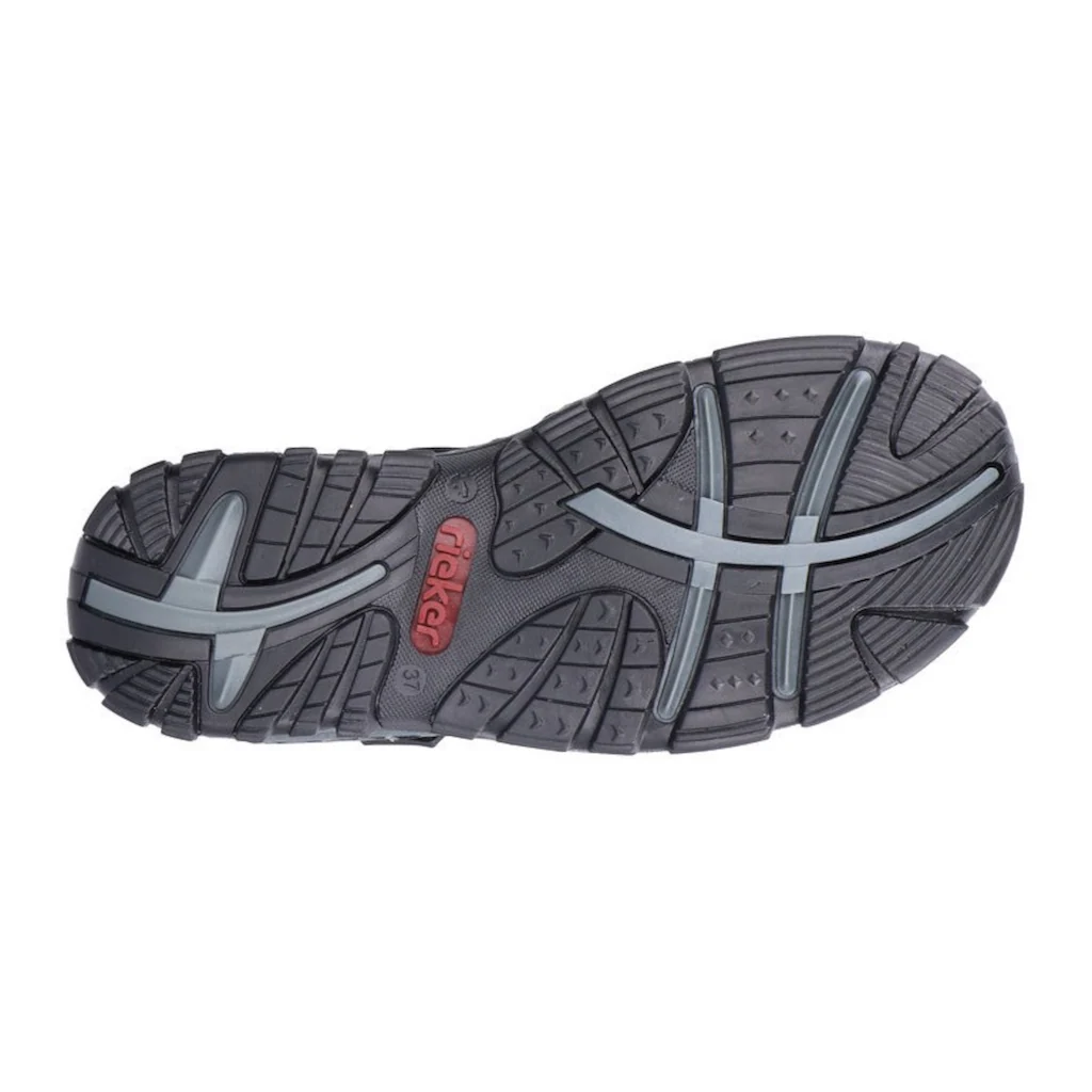 Rieker Sandale Sommerschuh Outdoorschuh Keilabsatz in Trekking-Optik auf Raten zollfrei