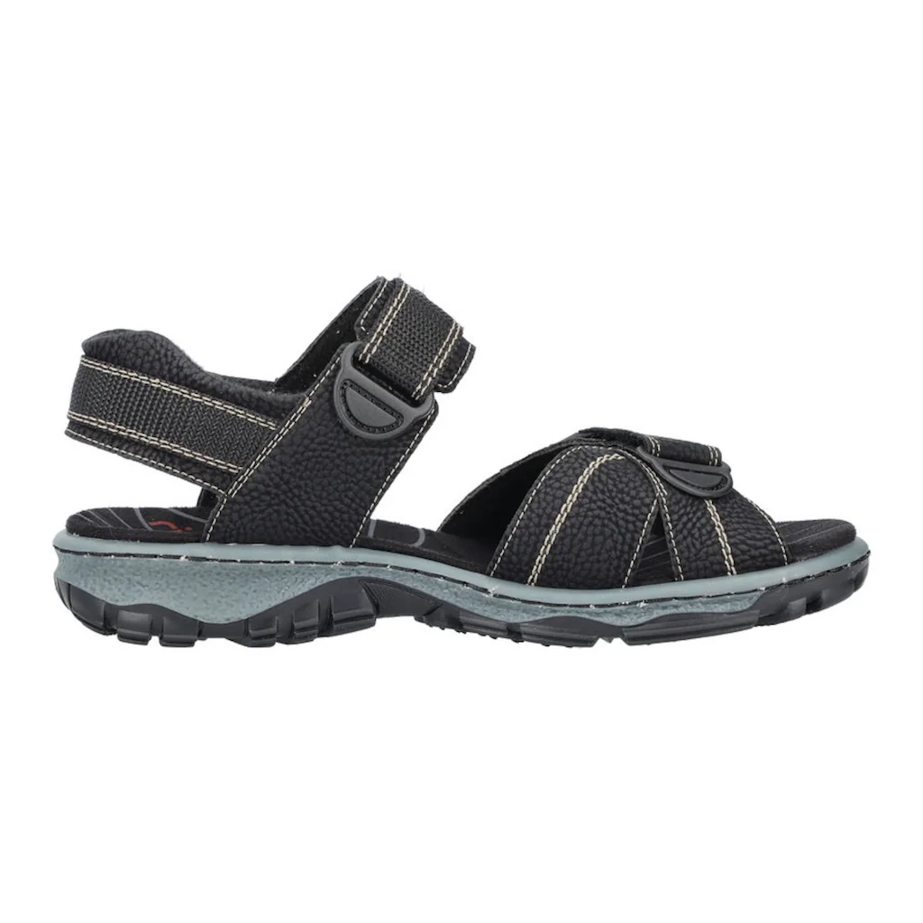 Rieker Sandale Sommerschuh Outdoorschuh Keilabsatz in Trekking-Optik auf Raten zollfrei