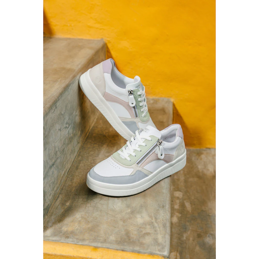 Remonte Plateausneaker Freizeitschuh Halbschuh Schnürschuh in schmaler Form bestellen Fabrik Onlineshop