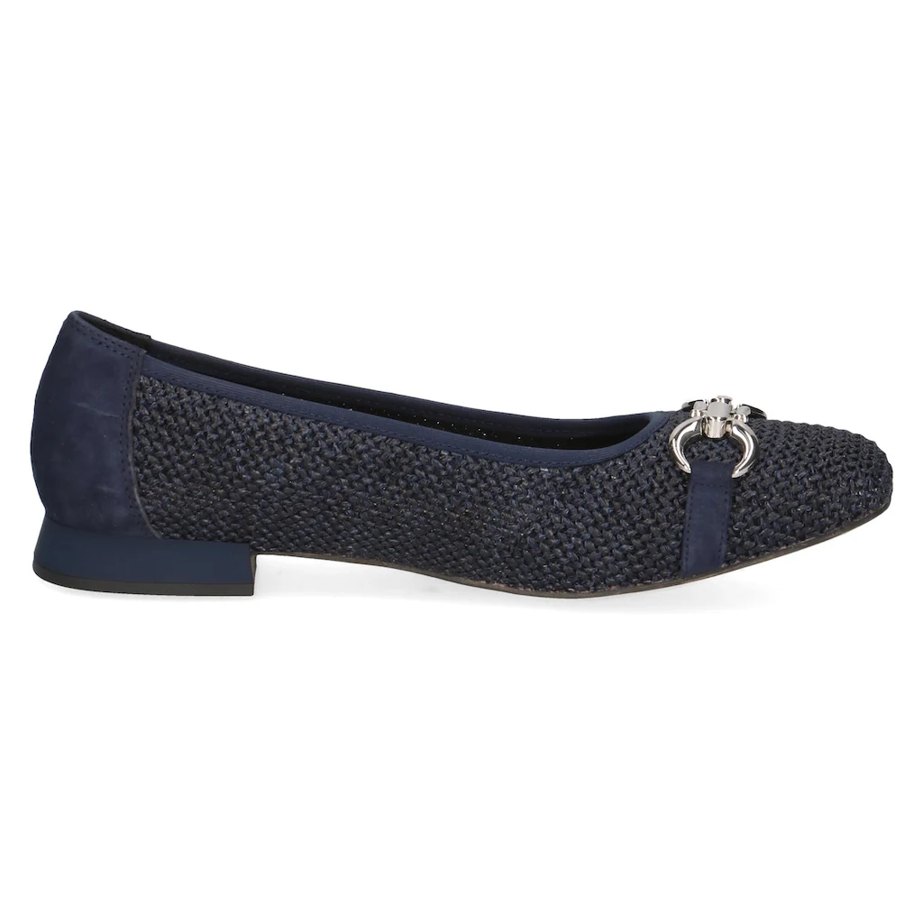 Caprice Ballerina Blockabsatz Bequemschuh Businessschuh mit Schmuckelement Günstig kaufen