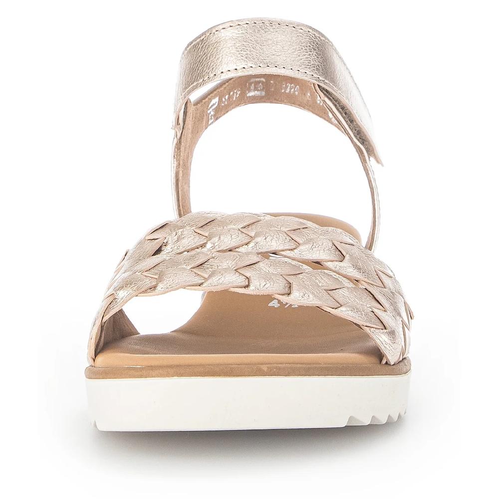 Gabor Sandalette »GENUA« Sommerschuh Sandale Keilabsatz mit Klettverschluss Weite G kaufen Begrenztes Angebot