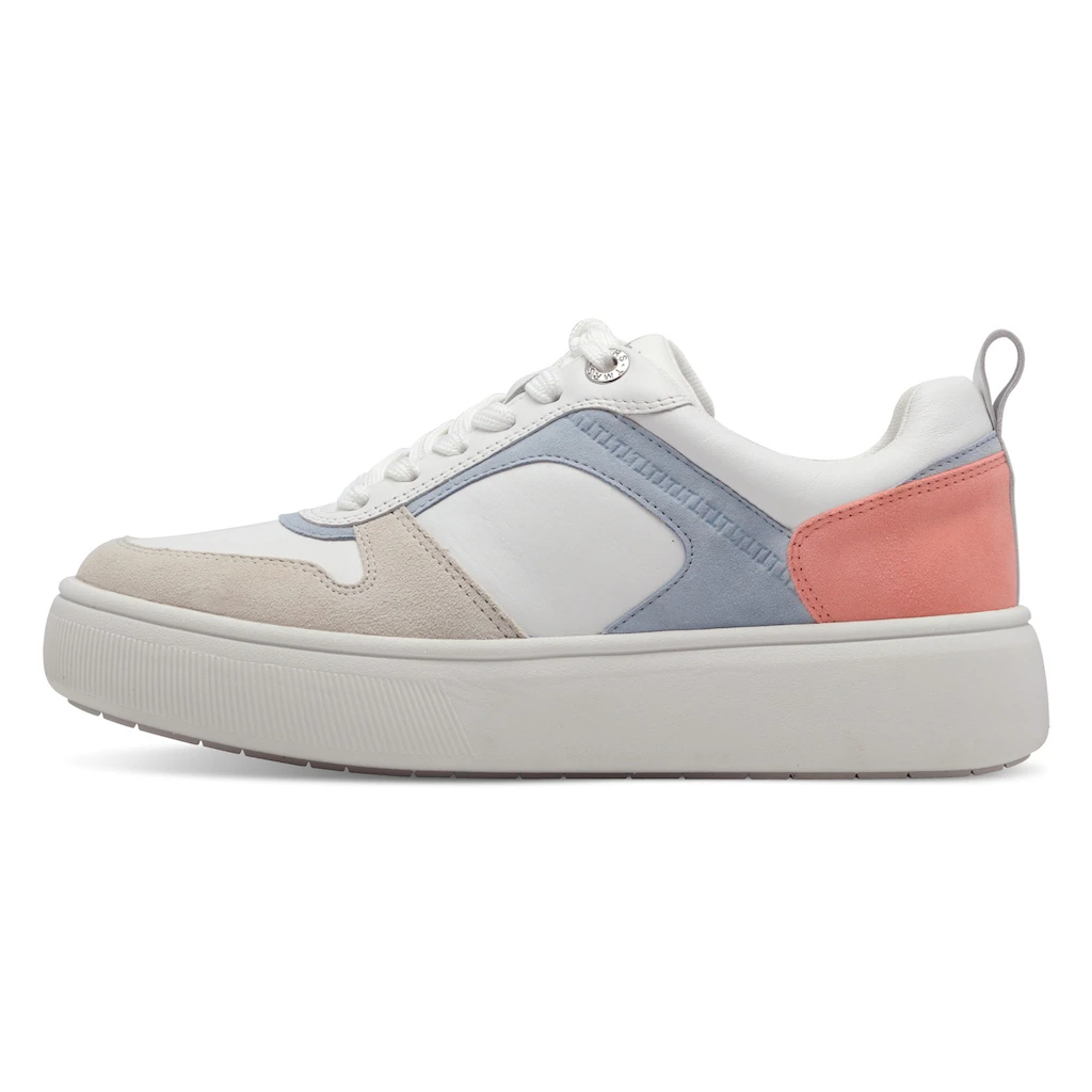 Tamaris Plateausneaker Freizeitschuh Halbschuh Schnürschuh mit Kontrastbesätzen online bestellen Online Shopping