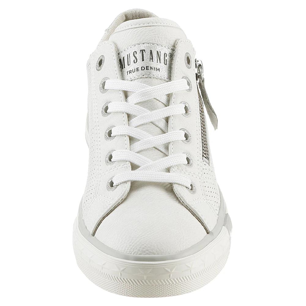 Mustang Shoes Sneaker mit Synthetikfersenfleck online kaufen Vatertagsangebot