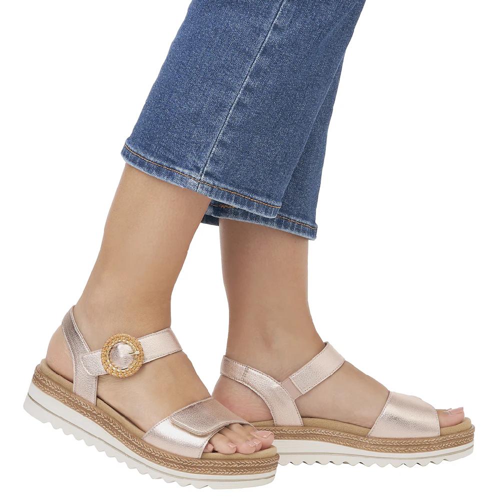 Remonte Keilsandalette Sommerschuh Riemchensandale mit praktischem Klettverschlüssen online kaufen Saisonale Angebote