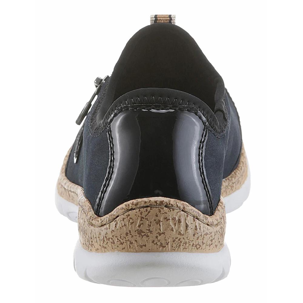 Rieker Slip-On Sneaker Slipper Schlupfschuh mit Außenreißverschluss bestellen Bis zu 65% Rabatt