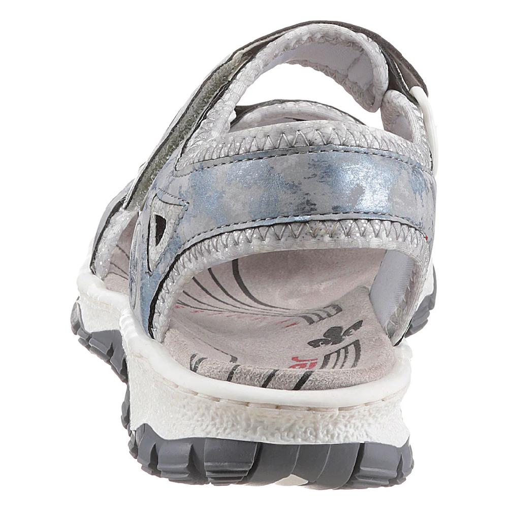 Rieker Riemchensandale Sommerschuh Sandalette Keilabsatz in Used-Optik online bestellen Discount Store für neue Produkte