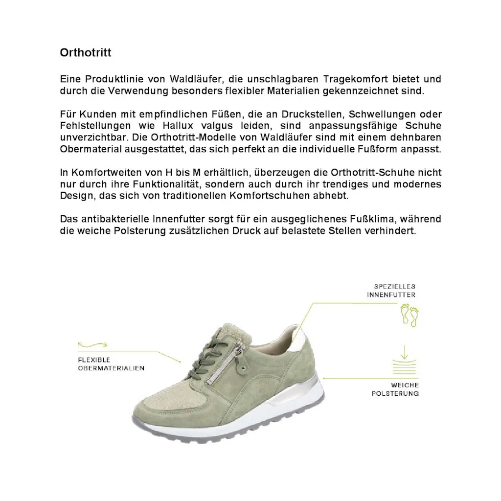 Waldläufer Keilsneaker »HIROKO« G-Weite Orthotritt-Ausstattung Freizeitschuh Halbschuh Schnürschuh online kaufen Verkauf