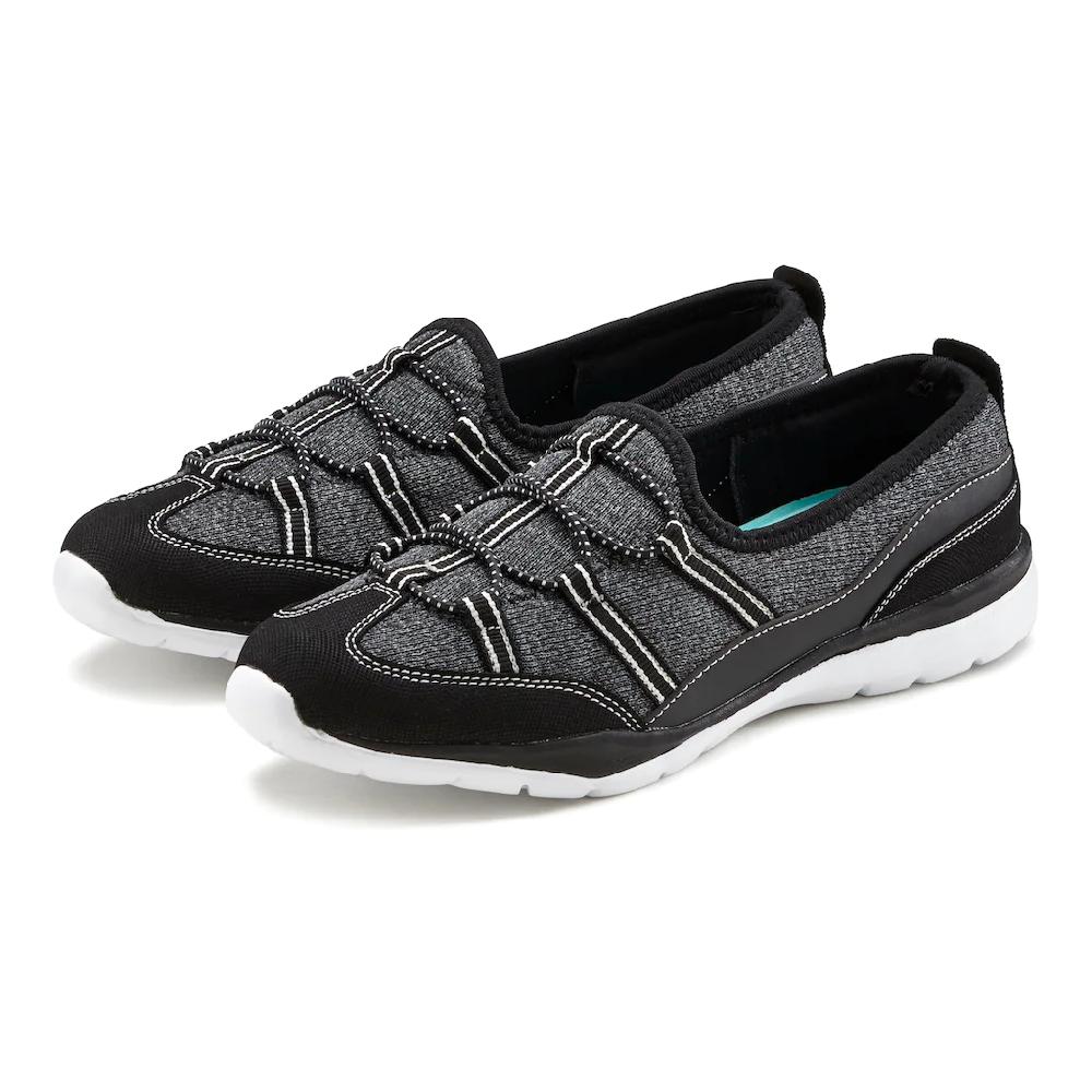 LASCANA Sneaker »Slip-On-Sneaker « im sportiven Look Halbschuh Freizeitschuh Slipper VEGAN ▷ für Günstiger Verkauf