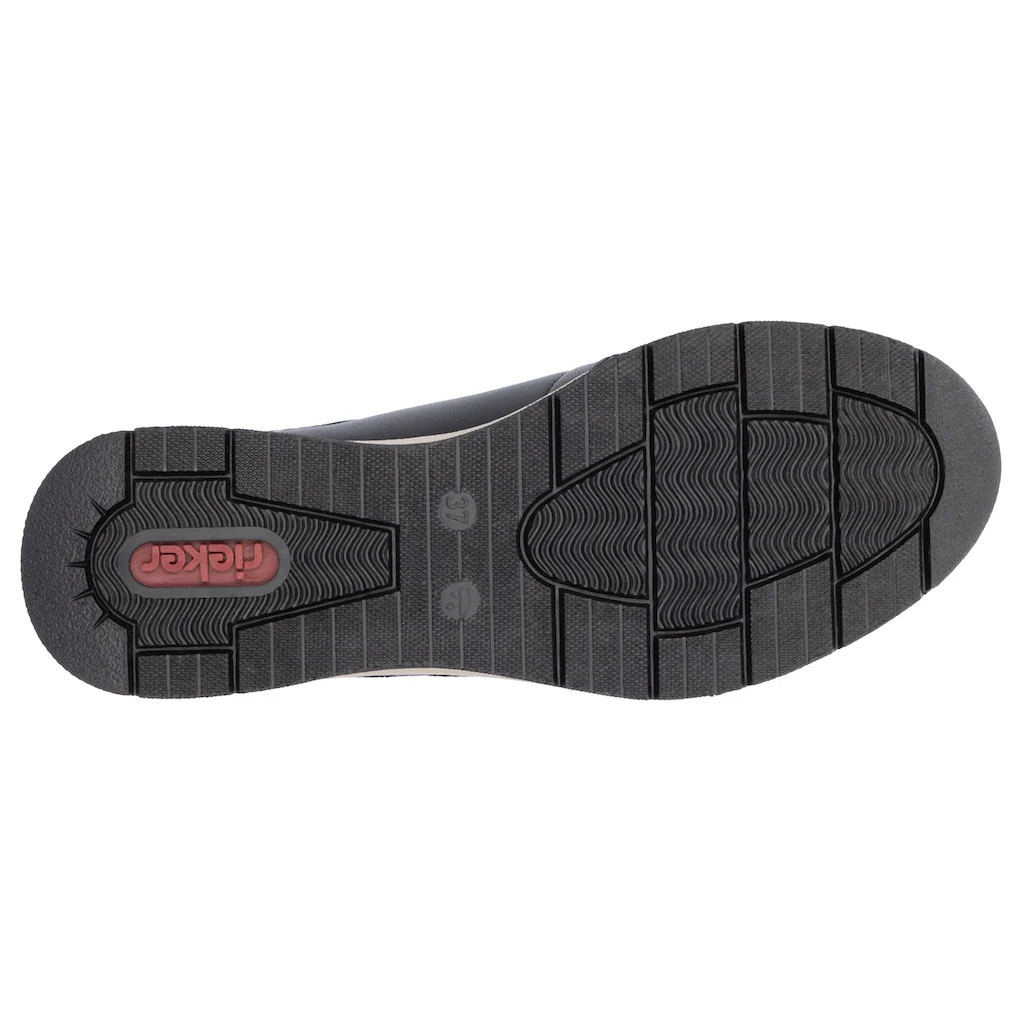 Rieker Keilsneaker Freizeitschuh Halbschuh Schnürschuh mit Reißverschluss kaufen Blitzverkäufe