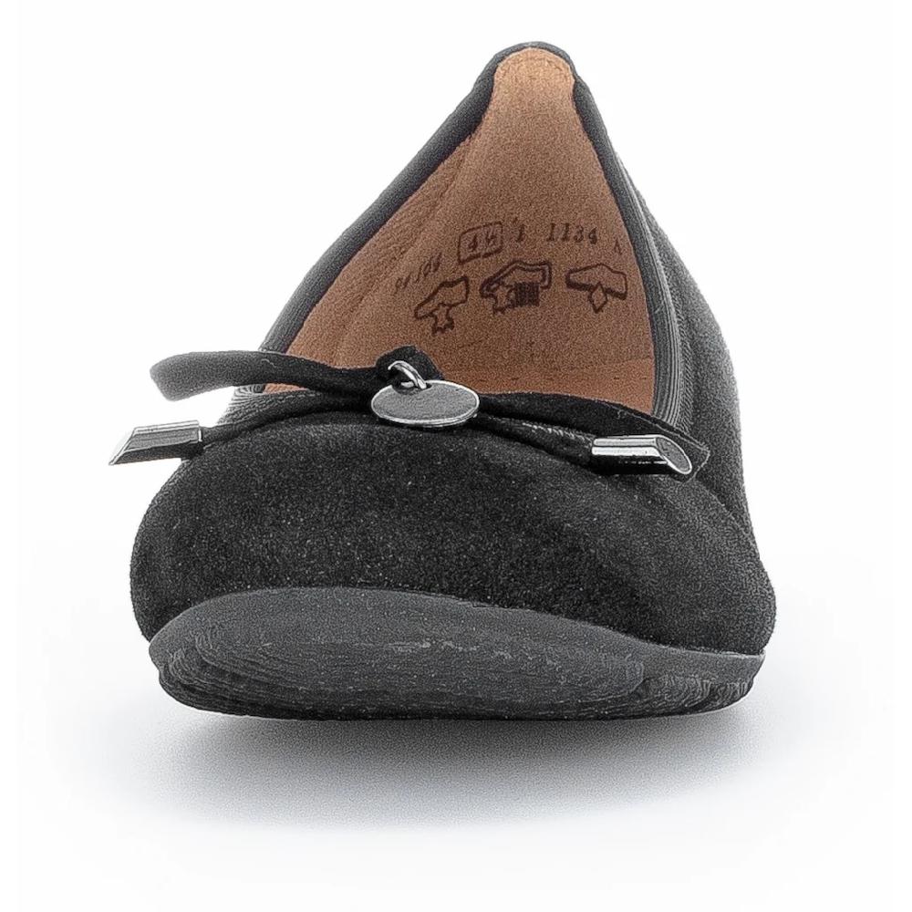 Gabor Ballerina Flache Schuhe Business Schuhe mit Hovercraft Luftkammern-Laufsohle ▷ für Limitierter Zeitrabatt