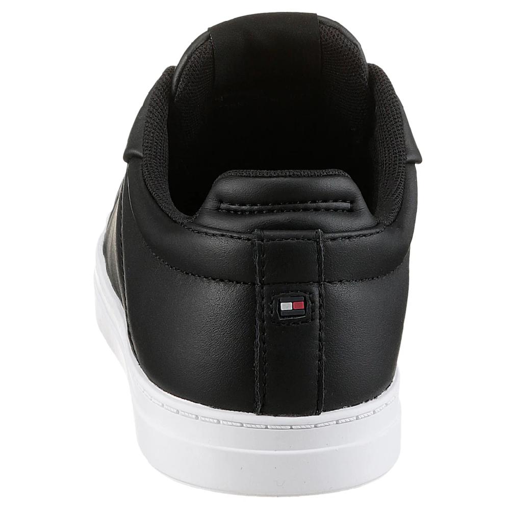 Tommy Hilfiger Plateausneaker »WOMENS ICON COURT SNEAKER FLAG« Freizeitschuh Schnürschuh Halbschuh mit gepolstertem Schaftrand ▷ für Fabrikpreis