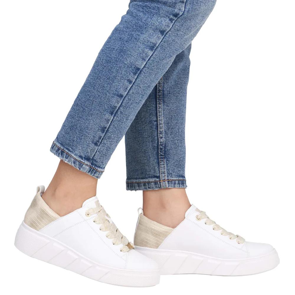 RIEKER Sport Plateausneaker Schnürschuh Halbschuh Freizeitsneaker mit Soft-Einlage online bestellen Exklusivangebot