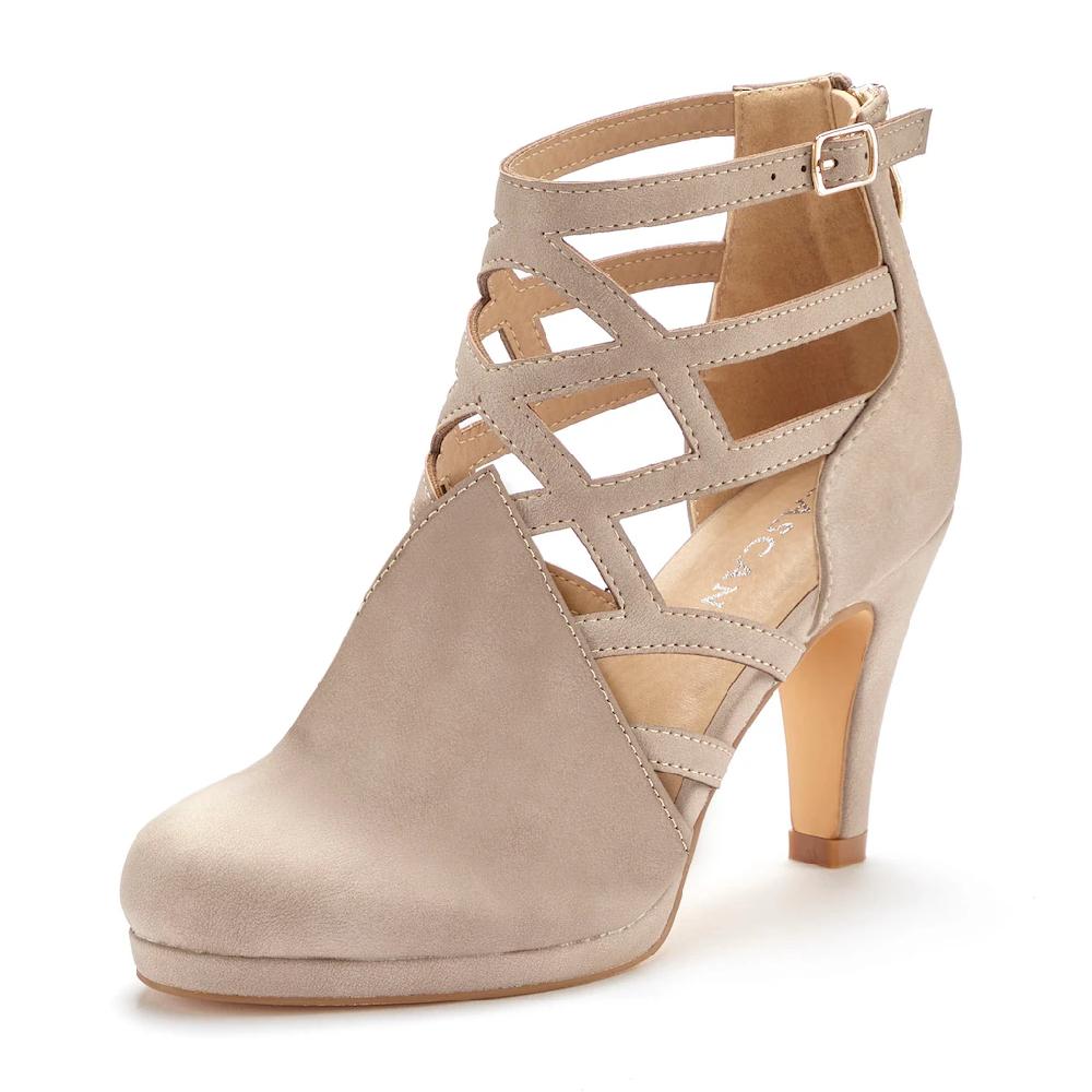 LASCANA Stiefelette Stiefel Boots mit Cut-Outs VEGAN Preisnachlass