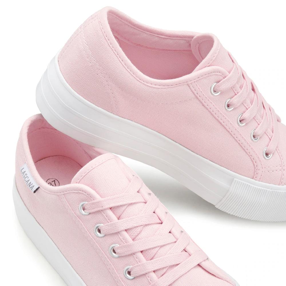 LASCANA Sneaker Schnürhalbschuh Freizeitschuh aus Textil mit Plateausohle online kaufen Weihnachtsangebot