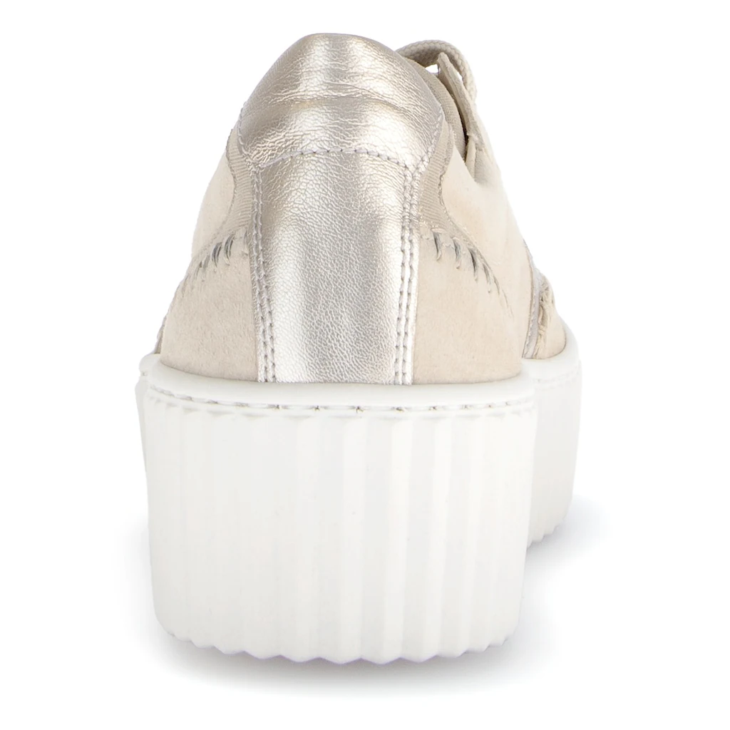 Gabor Plateausneaker Freizeitschuh Halbschuh Schnürschuh mit Best Fitting-Ausstattung kaufen Top Angebot