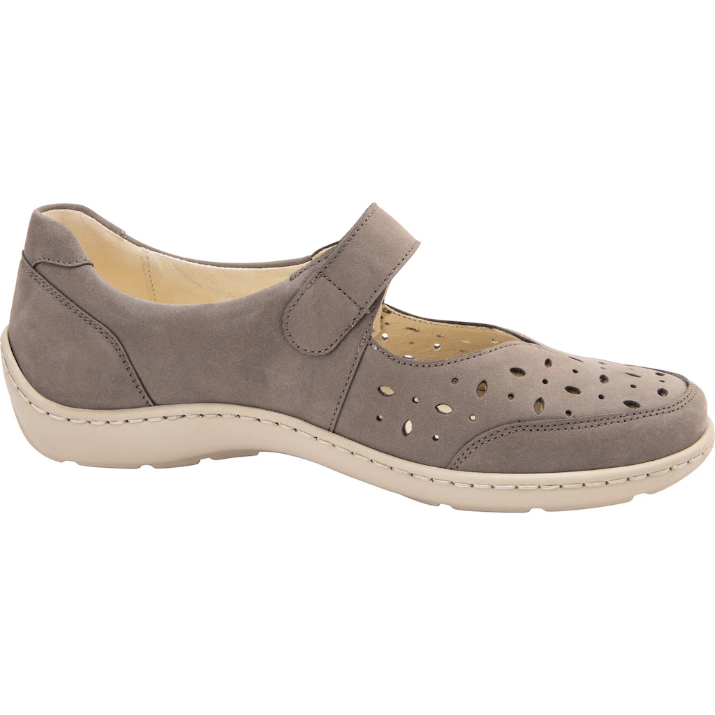 Waldläufer Ballerina »HENNI« Klettschuh Komfortschuh mit Perforation H-Weite ▷ für Exklusive Angebote